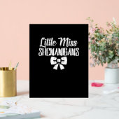 Kinder juffrouw Shenanigans Cute St Patricks Day K Acryl Bord (Huwelijk)