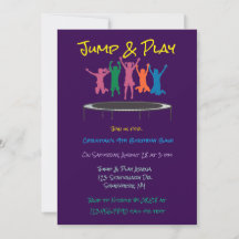 Kinder Jump & Play Trampoline Verjaardag Bash