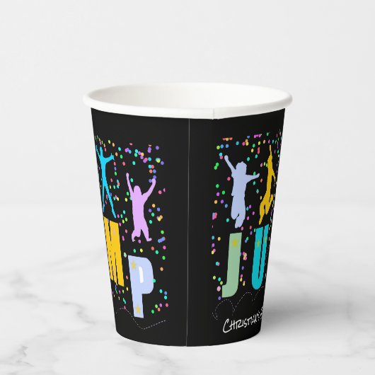 Kinder Jump & Play Trampoline Verjaardag Bash Papieren Bekers (Rechts)