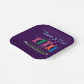 Kinder Jump & Play Trampoline Verjaardag Bash Papieren Bordje (Gebogen)