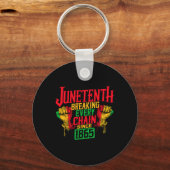 Kinder Juneteenth Vrouwen Breken Elke Ketting Sind Sleutelhanger (Voorkant)
