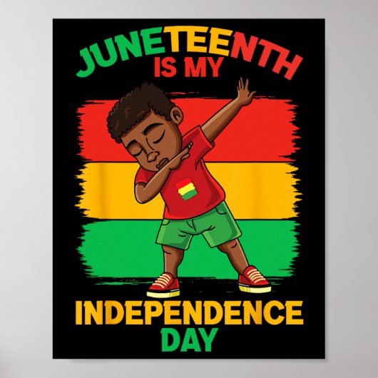 Kinder JuniTeenth is mijn onafhankelijkheidsdag Poster (Voorkant)