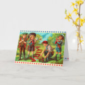 Kinder Kaart van 4 juli (Gele Bloem)