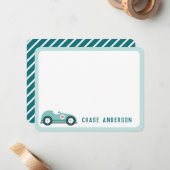 Kinder Kaart voor persoonlijk gebruik van rackauto Notitiekaartje (Voorkant / Achterkant in situ)