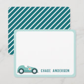 Kinder Kaart voor persoonlijk gebruik van rackauto Notitiekaartje (Voorkant / Achterkant)