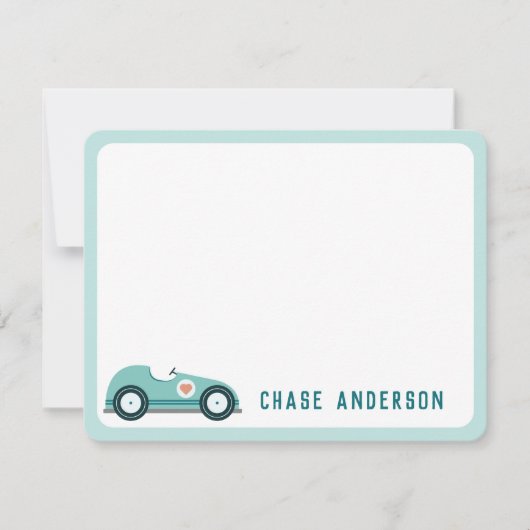 Kinder Kaart voor persoonlijk gebruik van rackauto Notitiekaartje (Voorkant)