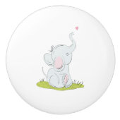 Kinder kamer deurknop keramische knop (Voorkant)