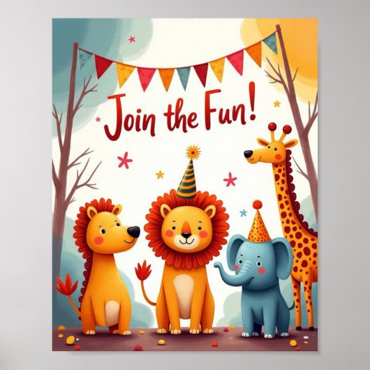 Kinder kamer poster (Voorkant)