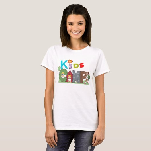 Kinder kamp T-Shirt (Voorkant volledig)