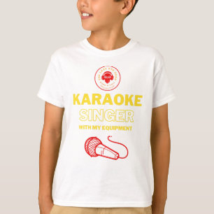 KINDER Karaoke Mic Design T-shirt