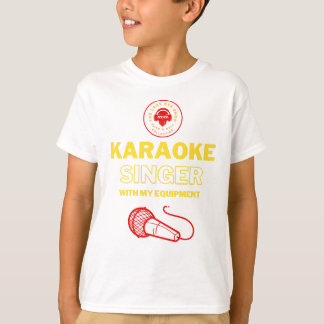 KINDER Karaoke Mic Design T-shirt