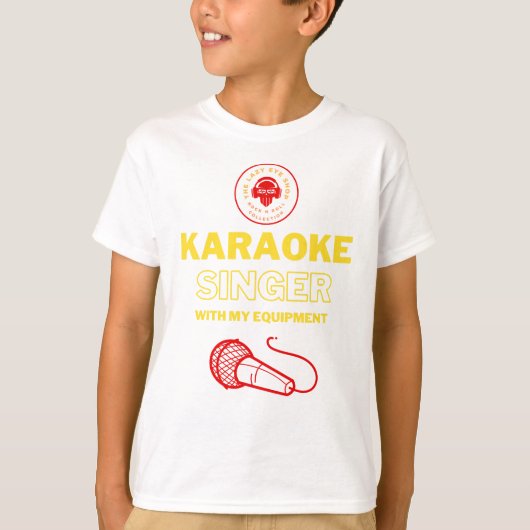 KINDER Karaoke Mic Design T-shirt (Voorkant)
