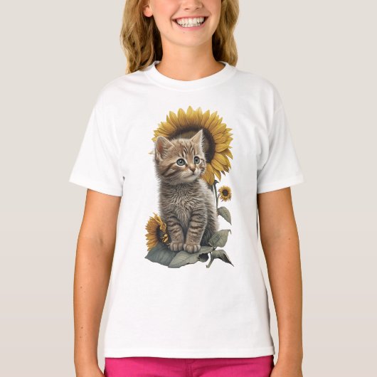 Kinder kat T-Shirt (Voorkant)
