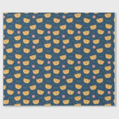 Kinder kattekatjes schilderen een bak garen cadeaupapier (Vlak)