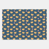 Kinder kattekatjes schilderen een bak garen inpakpapier vel (Voorkant 2)