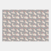 Kinder kattenstallen die in garen slapen inpakpapier vel (Voorkant 2)