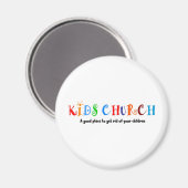Kinder Kerk Christelijk Cadeau Magneet (Voorkant / Achterkant)