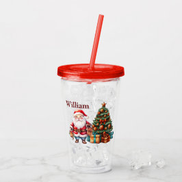 Kinder kerst aanpassen acryl drinkbeker