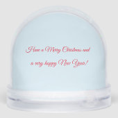 Kinder kerst Bunny Snow Wereldbol Sneeuwbol (Achterkant)