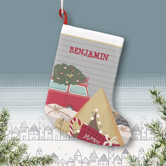 Kinder Kerst Camping Adventure Gifts Waterverf Kleine Kerstsok