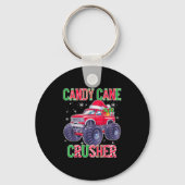 Kinder Kerst Candy Cane Crusher Xmas Monster Tru Sleutelhanger (Voorkant)