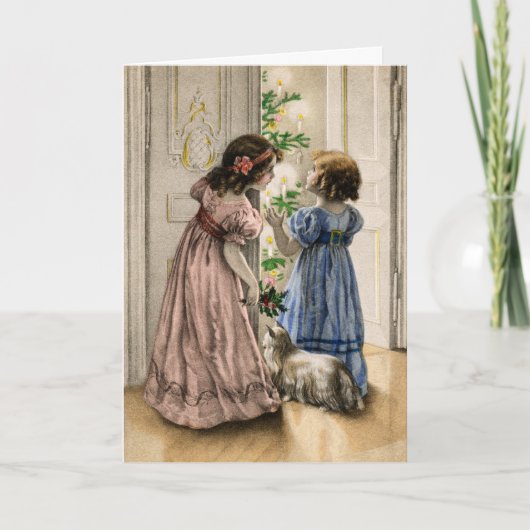 Kinder Kerst Kaart ontwerp (Voorkant)