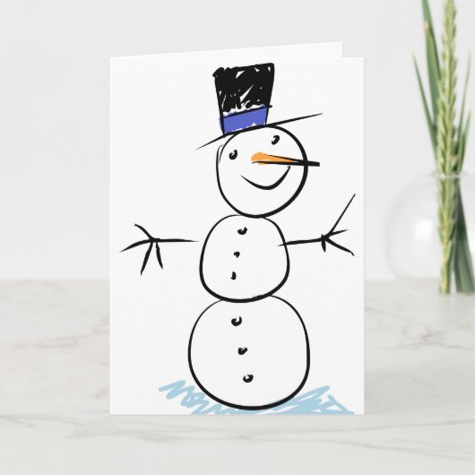 Kinder kerst Kaart voor hen om te geven aan een le (Voorkant)