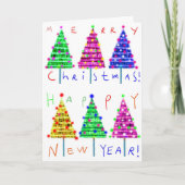 Kinder kerst Kaart voor ouders (Voorkant)