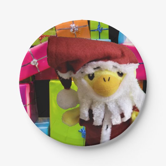 Kinder kerst papieren bordje (Voorkant)