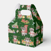 Kinder Kerst Schattigee Feestdieren Beer Bedankdoosjes (Achterkant)