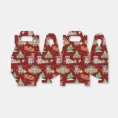 Kinder Kerst Schattigee Feestdieren Beer Bedankdoosjes (Uitgevouwen)