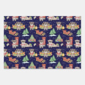 Kinder Kerst Schattigee Feestdieren Beer Inpakpapier Vel (Voorkant 3)