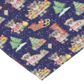 Kinder Kerst Schattigee Feestdieren Beer Korte Tafelloper (Hoek)