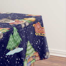 Kinder Kerst Schattigee Feestdieren Beer Tafelkleed