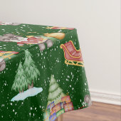 Kinder Kerst Schattigee Feestdieren Beer Tafelkleed (Voorbeeld)