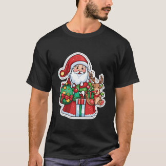 Kinder Kerst T-Shirt - Leuke & Feestelijke T - shi