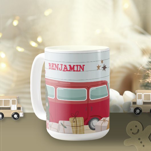 Kinder Kerstboom Adventure Bus Tent Gifts Koffiemok