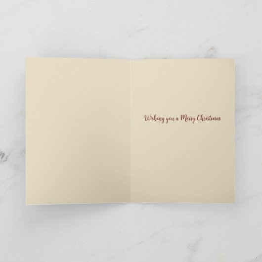  kinder kerstboom cadeaus feestdagen kaart (Binnen)