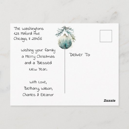  Kinder kerstcadeaus Briefkaart (Achterkant)