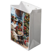 Kinder kerstcadeaus Medium Cadeauzakje (Voorkant Gekanteld)