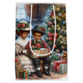 Kinder kerstcadeaus Medium Cadeauzakje (Achterkant)