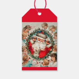 Kinder kerstcadeautags voor kerstcadeautjes Cadeaulabel