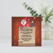 Kinder kerstdag kaart (Staand voorkant)