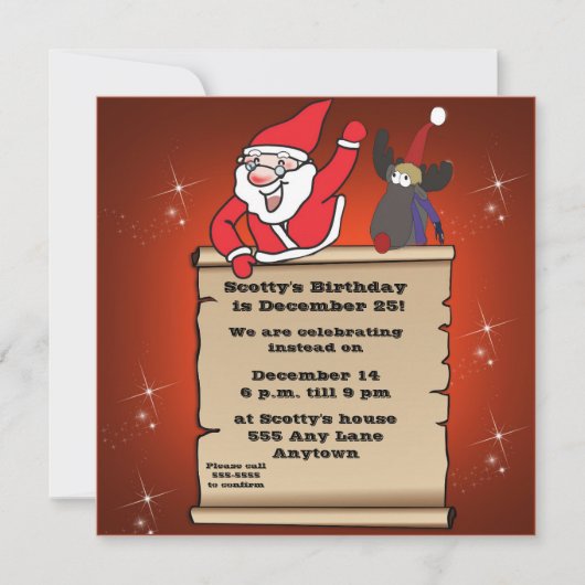 Kinder kerstdag kaart (Voorkant)