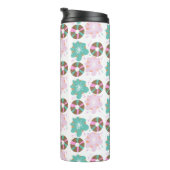 Kinder kerstdonuts Doodle Pink Thermosbeker (Geroteerd rechts)