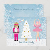 Kinder kerstfeest - boom, ballerina, Nutkraker Kaart (Voorkant / Achterkant)