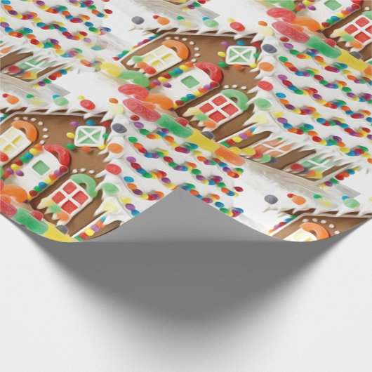 Kinder kerstfeest in het ontbijt cadeaupapier (Hoek)