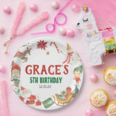 Kinder kerstfeestborden papieren bordje (Feest)