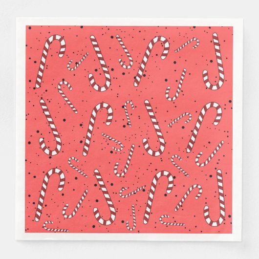 Kinder kerstfeestdag en familierood servet (Voorkant)