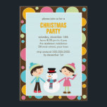 Kinder kerstfeestdag en Snowman Kaart<br><div class="desc">Uitnodigingen voor feestdagen Babystar-Design</div>